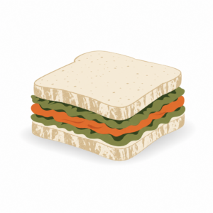 SEO Sandwich Classic Sandwich package illustration