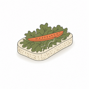 SEO Sandwich Starter Sandwich package illustration